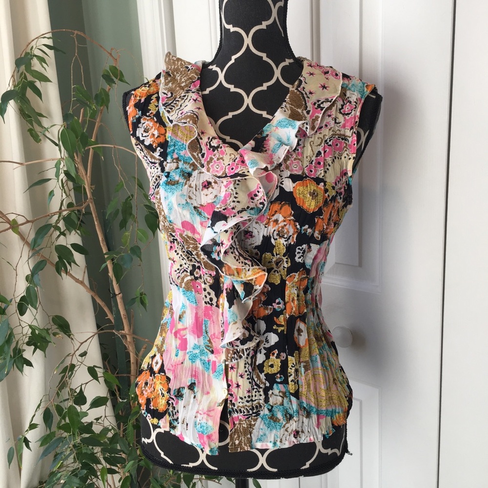 LeCaviar sleeveless top